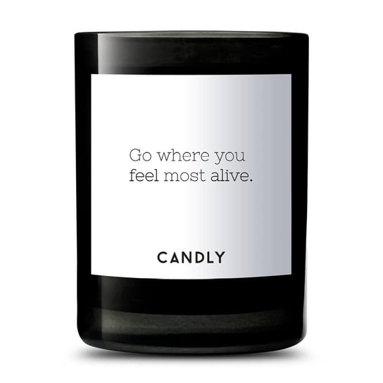 Świeca CANDLY&CO Go where you feel most alive, 250 g Candly&Co