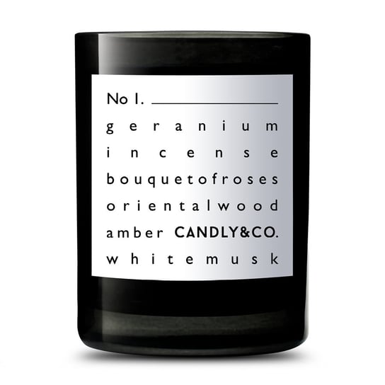 Świeca CANDLY&CO No.1, geranium i kadzidło, 250 g Candly&Co