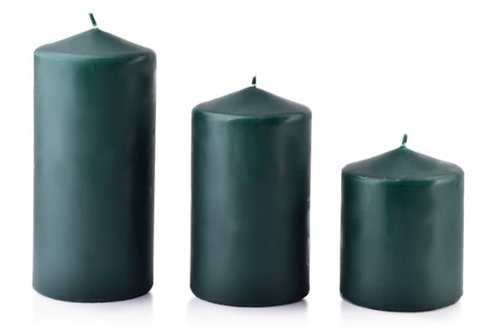 Świeca Classic Candles Walec Mały 8Xh10Cm Zielona Mondex