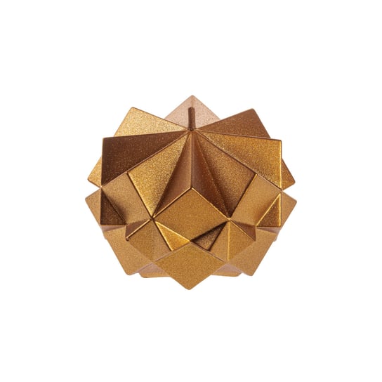 Świeca dekoracyjna nowoczesna geometryczna Spikes Gold Candellana