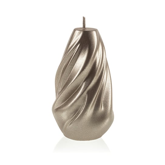 Świeca dekoracyjna nowoczesna kręcona świderek Soft Twist Brass Medium Candellana