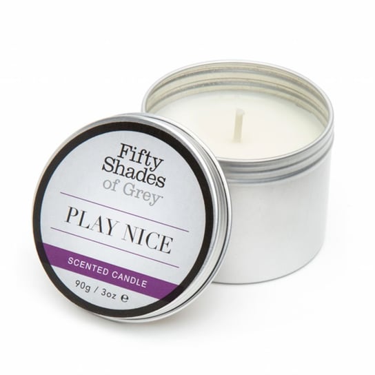Świeca Do Masażu - Fifty Shades Of Grey Play Nice Vanilla Candle 90 Gram Inna marka