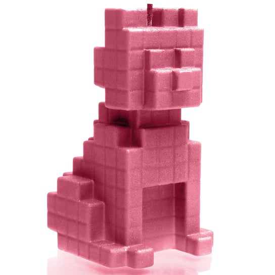 Świeca Dog Pixel Pink Candellana