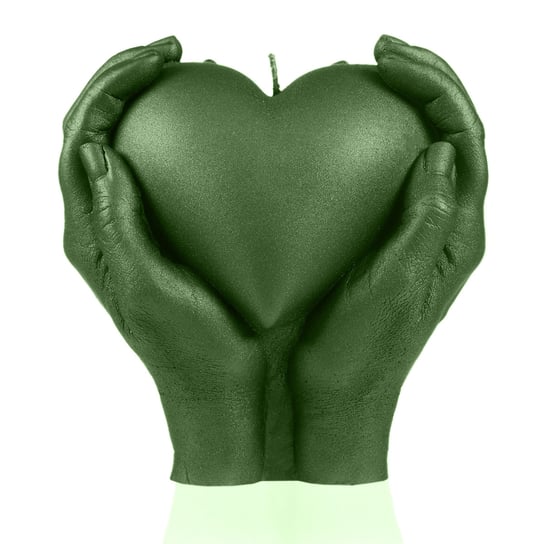 Świeca Hand LOVE Edition Dark Green Inna marka