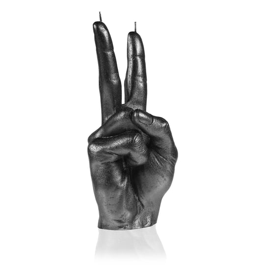 Świeca Hand PEACE Black Metallic Inna marka