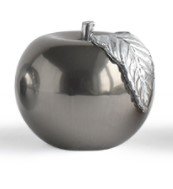 Świeca Jabłko Lustro Kula 10Cm Grafitowa Mondex