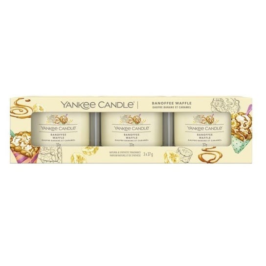 Świeca mini 3 pack Banoffee Wa Yankee Candle