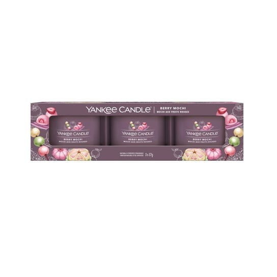 Świeca mini 3 pack Berry Mochi Yankee Candle