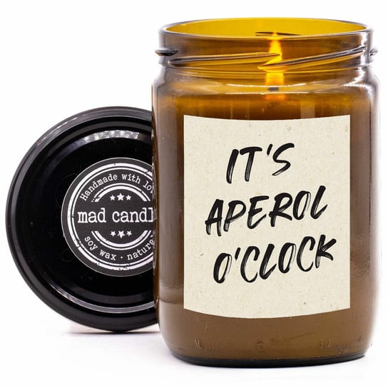 Świeca na prezent sojowa zapachowa 360 g Aperol o’Clock Inna marka