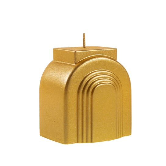Świeca nowoczesna dekoracyjna 3D Archadia Classic Gold Candellana