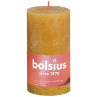 Świeca rustykalna BOLSIUS Shine 60H 13CM 1szt. MIODOWY ZÓŁTY Bolsius