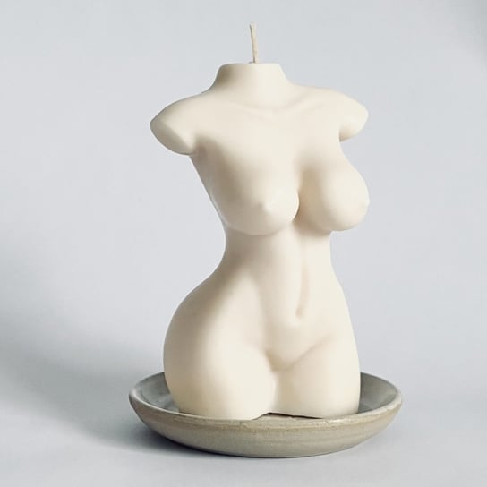Świeca sojowa dekoracyjna Duża Body Kobieta Naturalnie Candle And Wax