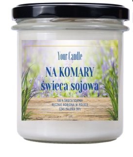 Świeca Sojowa Na Komary 150 Ml - Your Candle (Produkt Sezonowy) Inna marka