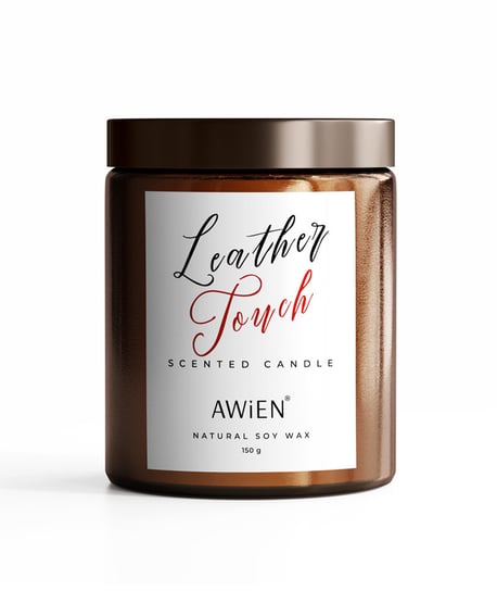 Świeca Sojowa o zapachy Leather Touch / AWiEN AWiEN