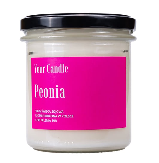 Świeca Sojowa Peonia 300 Ml - Your Candle Your Candle