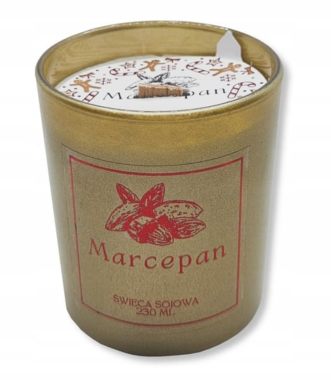 Świeca sojowa ręcznie wykonana zapach Marcepan Prezent święta Mikołajki Inna marka