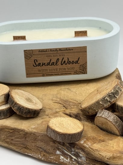 Świeca Sojowa Sandalwood w Pojemniku Elli / HFM Inna marka