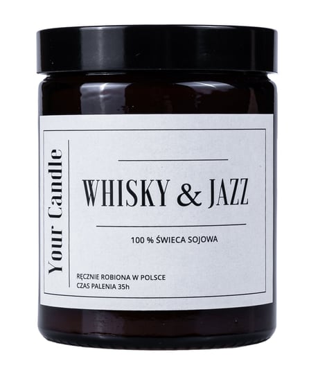 Świeca Sojowa Whisky & Jazz 180 Ml - Your Candle Your Candle