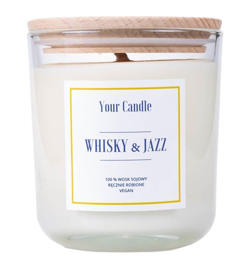 Świeca Sojowa Whisky & Jazz 210 Ml - Your Candle Your Candle