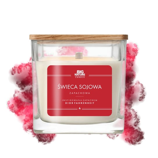 Świeca sojowa zap. insp. DIOR FAHRENHEIT 205g - BIG NATURE CANDLE Big Nature