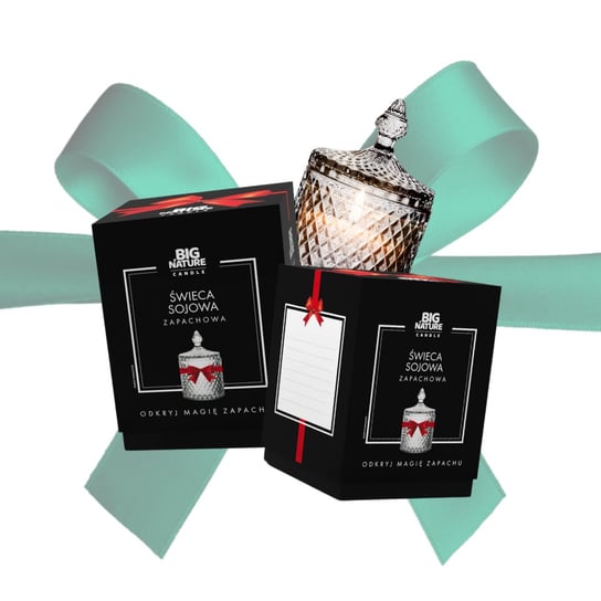 Świeca sojowa ZAPACH ŚWIĄT 115g PREZENTOWA - BIG NATURE CANDLE Big Nature