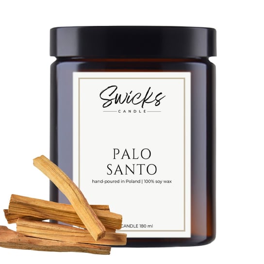 Świeca sojowa zapachowa PALO SANTO 180 ml Swicks