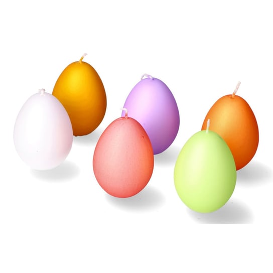 Świeca świeczka jajko wielkanocne pisanka kolorowe ABC