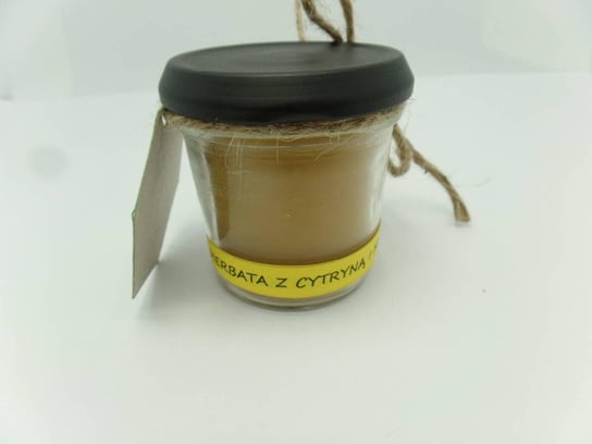 Świeca w słoiku z wosku pszczelego herbata z cytryną i miodem 120 ml Maxim