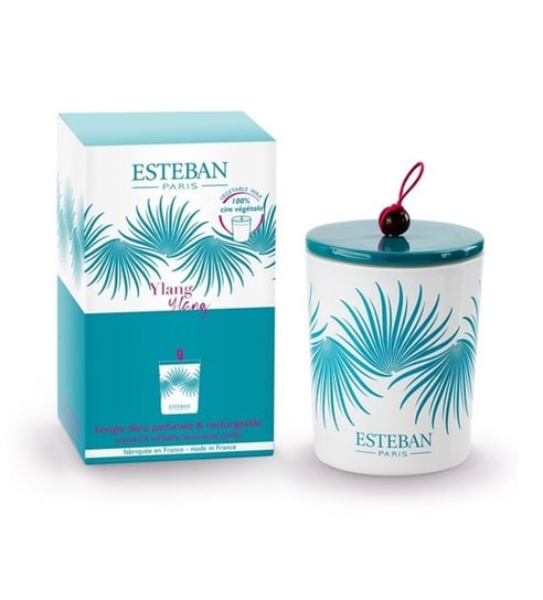 Świeca zapachowa (180 g) + ceramiczna przykrywka Ylang-Ylang Esteban Esteban