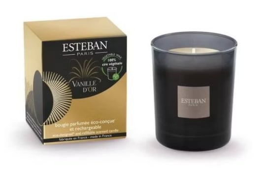 Świeca zapachowa (180 g) Vanille d'Or Esteban Esteban