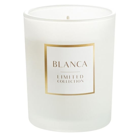 Świeca zapachowa Blanca o zapachu orientalnym kwiatowym w szkle ozdobnym 200g LIMITED COLLECTION Eurofirany Eurofirany