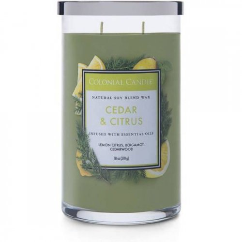 Świeca zapachowa - Cedar & Citrus Colonial Candle