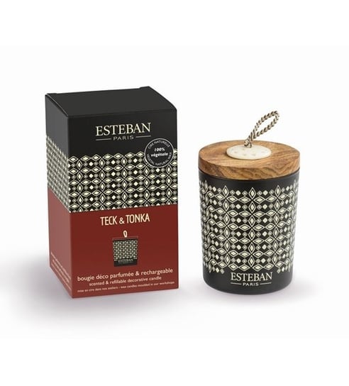 Świeca zapachowa + ceramiczna przykrywka (180 g) Teck & Tonka Esteban Esteban