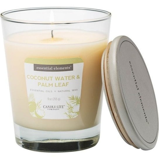Świeca zapachowa - Coconut Water & Palm Leaf (255g) Candle - Lite Company