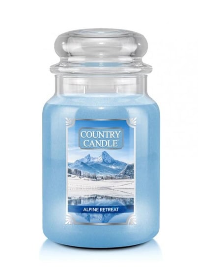 Świeca zapachowa COUNTRY CANDLE Alpine Retrear, duży słoik, 680 g, 2 knoty Country Candle