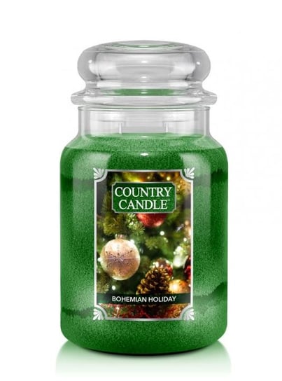 Świeca zapachowa COUNTRY CANDLE Bohemian Holiday, duży słoik, 680 g, 2 knoty Country Candle