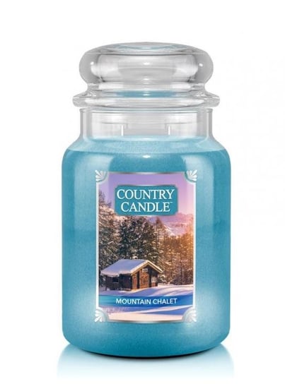 Świeca zapachowa COUNTRY CANDLE Mountain Chalet, duży słoik, 680 g, 2 knoty Country Candle