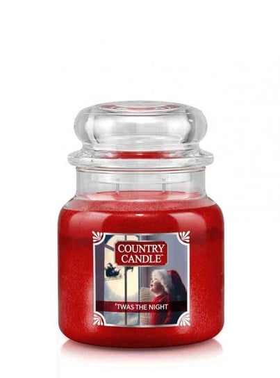 Świeca zapachowa COUNTRY CANDLE, 'Twas the Night, średni słoik, 2 knoty Country Candle