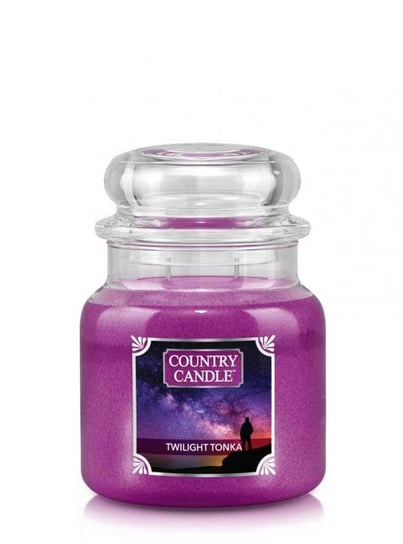 Świeca zapachowa COUNTRY CANDLE Twilight Tonka, średni słoik, 453 g, 2 knoty Country Candle