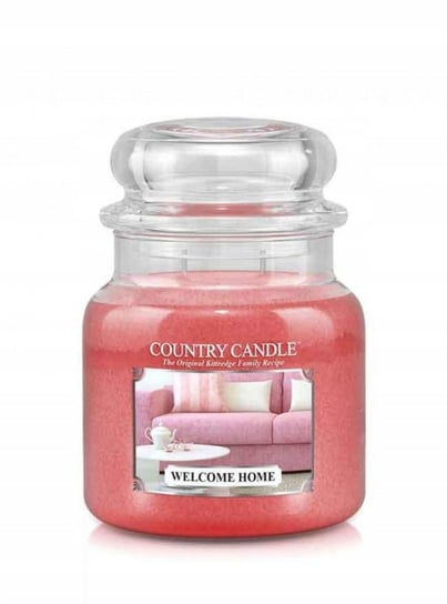 Świeca zapachowa COUNTRY CANDLE, Welcome Home, średni słoik, 2 knoty Country Candle