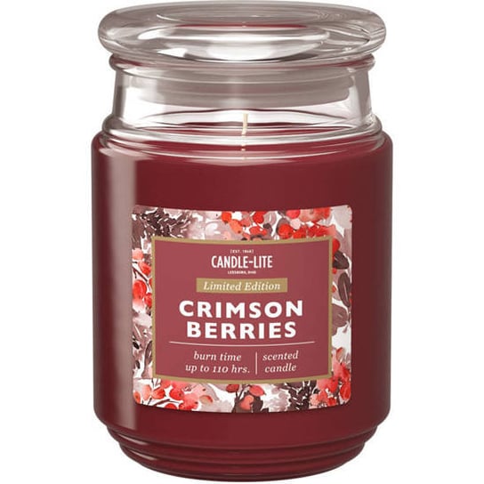 Świeca zapachowa - Crimson Berries (510g) Candle - Lite Company