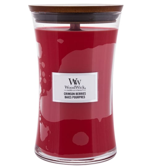 Świeca zapachowa Crimson Berries - duża Woodwick