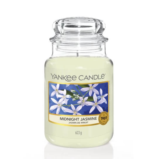 Świeca zapachowa, duży słój, Midnight Jasmine, 623 g Yankee Candle