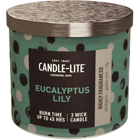 Świeca Zapachowa - Eucalyptus Lily (396G) Candle - Lite Company