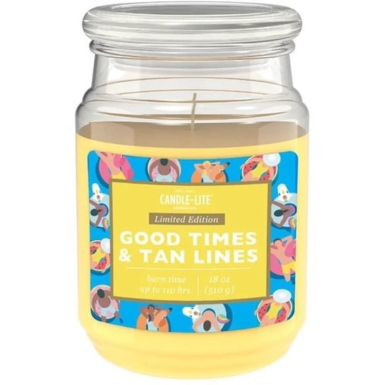 Świeca zapachowa - Good Times Tan Lines (510g) Candle - Lite Company