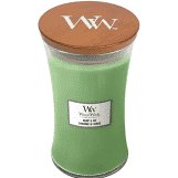 Świeca zapachowa Hemp & Ivy - duża Woodwick