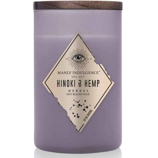 Świeca zapachowa - Hinoki & Hemp (623g) - męska Colonial Candle