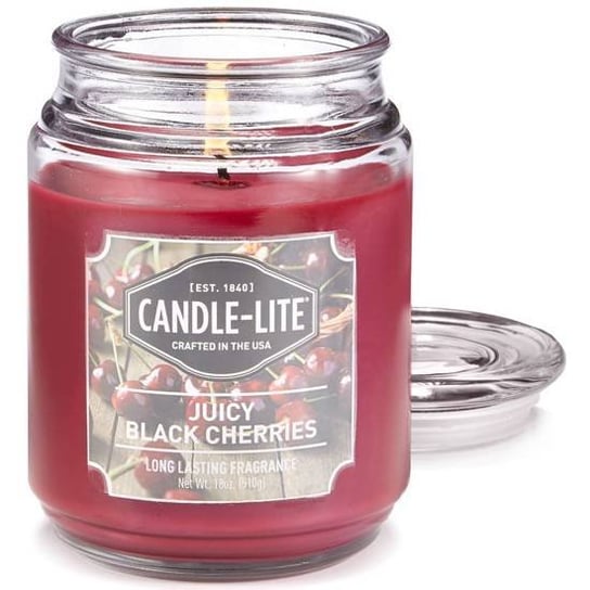 Świeca zapachowa - Juicy Black Cherries (510g) Candle - Lite Company