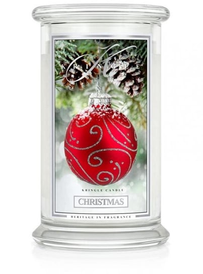 Świeca zapachowa KRINGLE CANDLE, Christmas, duży, klasyczny słoik, 2 knoty Kringle Candle