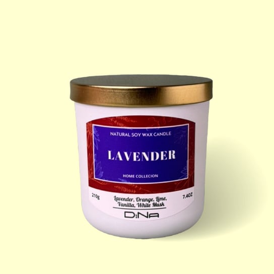 Świeca zapachowa - Lavender DiNa